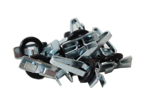 Chuck's Convertible Parts - CLIPS, OUTSIDE WINDOW SCRAPER ON TOP DOOR, SET OF 10, GHIA 1956-71 - Image 2
