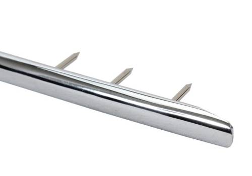 Chuck's Convertible Parts - CHROME MOLDING, CONVERTIBLE TOP 4 PIECE SET, GHIA CONV. 1958-59 *MADE BY WCM* - Image 3