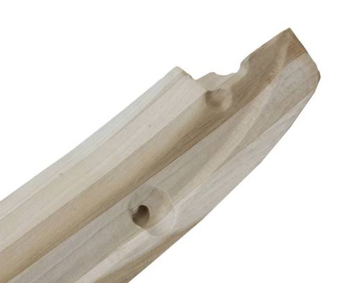 Chuck's Convertible Parts - FRONT HEADER BOW, WOOD, GHIA CONV. 69-1/2 - 74 (1969 from VIN # 149431008) *MADE IN USA* - Image 3