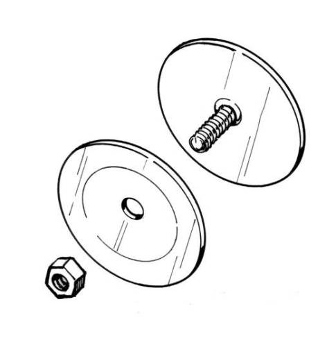 Chuck's Convertible Parts - COVER, TORSION BAR, LEFT & RIGHT, ALL GHIAS 1956-74 - Image 2