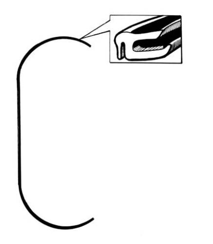 Chuck's Convertible Parts - SEAL, DECKLID, ALL GHIAS 1956-74 *MADE IN THE USA BY WCM* - Image 3