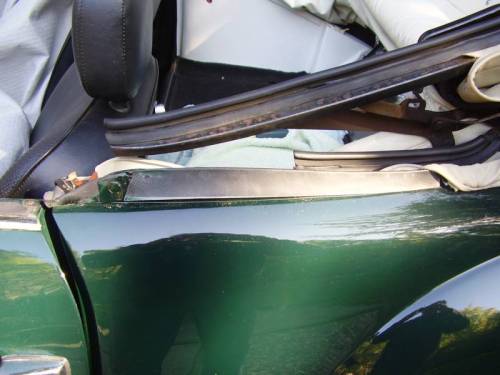 Chuck's Convertible Parts - TOP QUARTER COVERS, INSIDE, BLACK GRAIN, GHIA CONV. 1958-74 - Image 2