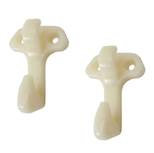 HOOK, COAT HANGER, PLASTIC, BUG CONV. LATE 1970-71, GHIA SEDAN 1969-74