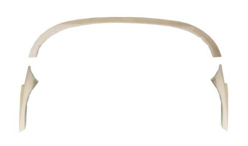 Chuck's Convertible Parts - TOP MAIN HOOP WITH QUARTERS, WOOD, BUG CONV. 1952-60 *MADE IN USA* - Image 1