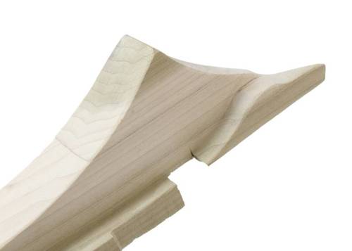 Chuck's Convertible Parts - TOP MAIN HOOP WITH QUARTERS, WOOD, BUG CONV. 1952-60 *MADE IN USA* - Image 3