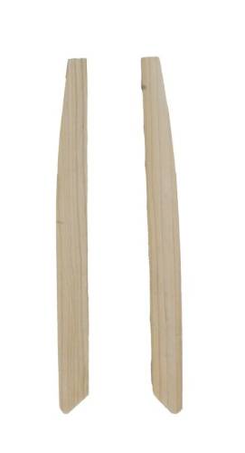 Chuck's Convertible Parts - BOW, INSIDE QUARTER FACING, WOOD LEFT & RIGHT, BUG CONV. 1961-71 *MADE IN USA* - Image 2