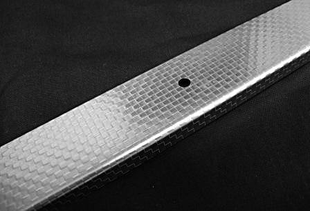 DOOR SILLS, GERMAN STAINLESS STEEL WITH SCREWS *MADE IN USA* BUG CONVERTIBLE 1950-70