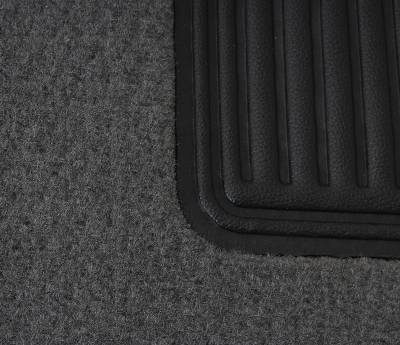 Chuck's Convertible Parts - FLOOR MATS, GREY CARPET, 4 PIECES FRONT & REAR, BUG CONV. 1950-79 - Image 2