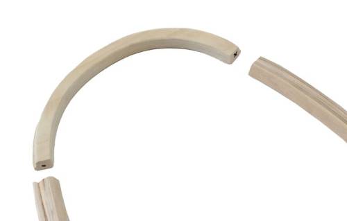 Chuck's Convertible Parts - INSERT, REAR WINDOW FRAME, 4  PIECE WOOD, BUG CONV. 1963-75 1/2 (Glue into Frame with Silicone Part # 1703) *MADE IN USA* - Image 2