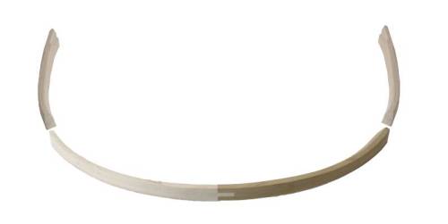 Chuck's Convertible Parts - TACKSTRIP, REAR AT BODY BASE, WOOD 3 PIECES, BUG CONV. 1950-67 1/2 (1967 up to #VIN #157250032) *MADE IN USA* - Image 1