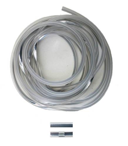 Chuck's Convertible Parts - MOLDING, 144" PLASTIC CHROME WITH CLIPS, FRONT, REAR OR SIDE WINDOWS, BUG 1971-79, BUS 1968-79, VANAGON 80-91 *MADE IN USA BY WCM* (Note: Vanagon Front Requires 2) - Image 2