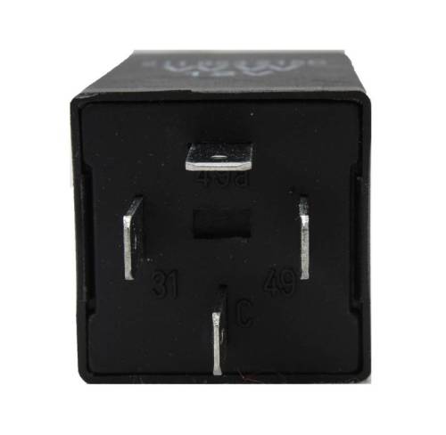 Chuck's Convertible Parts - FLASHER, 12 VOLT, 4 TERMINAL, BUG / GHIA / BUS / TYPE 3 1968 1/2-70, THING 73-74 (Bug starting at VIN # 118381367 - Bus starting at VIN # 218098286) - Image 2