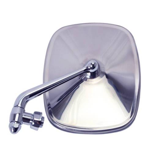 Chuck's Convertible Parts - OUTSIDE MIRROR, LEFT, BUS 1968-79 *MADE BY WCM* (Also works for THING 73-74, Seal Part # 211-000) - Image 1