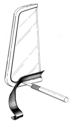 Chuck's Convertible Parts - SEAL, VENT WING GLASS TO FRAME, ALL BUGS & BUS 1950-79 (1 per Vent Wing) *MADE IN USA BY WCM* - Image 2