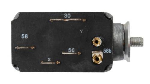 Chuck's Convertible Parts - SWITCH, HEADLIGHT *6 PIN* BUG / GHIA / TYPE 3 1968-70 (Knob and Cap sold Separately) - Image 2
