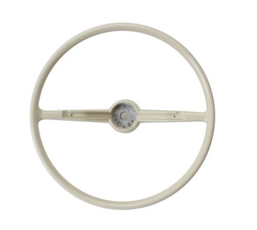 Chuck's Convertible Parts - STEERING WHEEL, RECAST ORIGINAL VW, IVORY, BUG / GHIA / TYPE 3 1960-61 (Limited Quantities) - Image 1