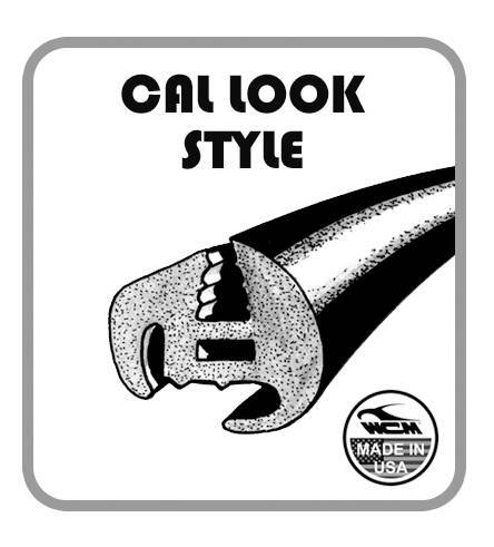 Chuck's Convertible Parts - *MASTER KIT* EXTERIOR RUBBER, BUG CONVERTIBLE 1958-59 (With Cal Look Style window seals, see description for complete contents) - Image 2