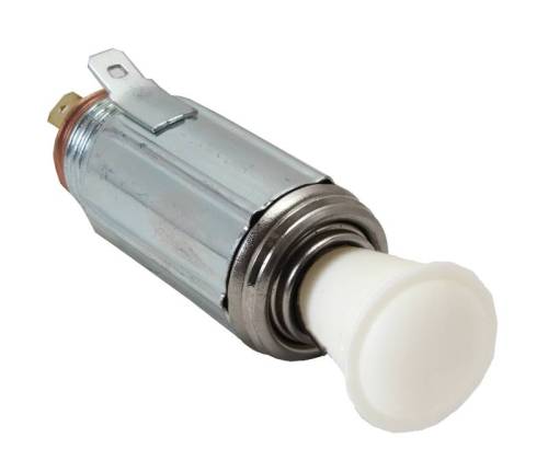 CIGARETTE LIGHTER, BRIGHT WHITE KNOB, 6 OR 12 VOLT