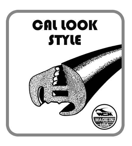 Chuck's Convertible Parts - CONVERTIBLE TOP DELUXE RUBBER KIT, BUG CONVERTIBLE 1958-62 (With Cal Look Window seal, see description for complete contents) - Image 2
