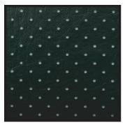 HEADLINER MATERIAL, BLACK PERFORATED VINYL, 1 YARD X 56" WIDE