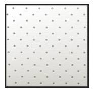 HEADLINER MATERIAL, WHITE  PERFORATED VINYL, 1 YARD X 56" WIDE