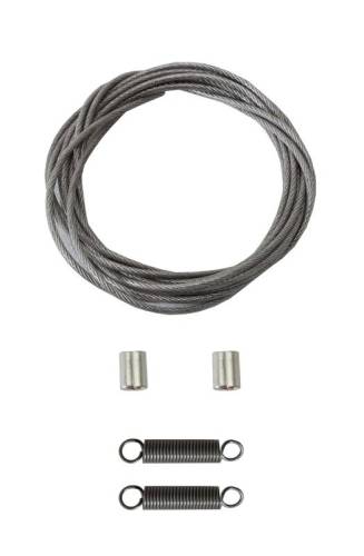TOP TENSION WIRES & SPRINGS, BUG CONV. 1950-67 1/2 (1967 up to VIN 157250031)