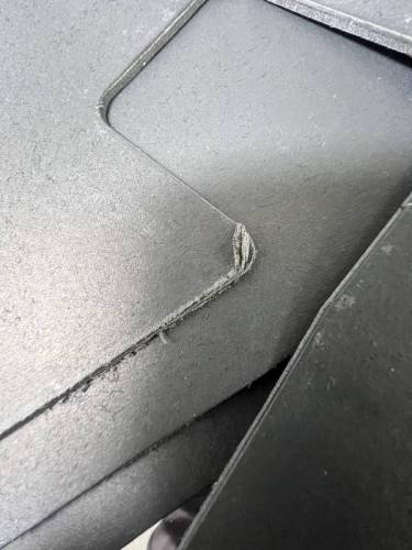 Chuck's Convertible Parts - TRUNK LINER, BLACK, ORIGINAL STYLE MATERIAL, BUG 1961-67 (Slight Defect, All Sales Final) - Image 3