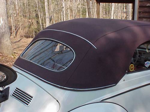 Chuck's Convertible Parts - DELUXE CONVERTIBLE TOP KIT, BUG CONV. 1958-60 - Image 2