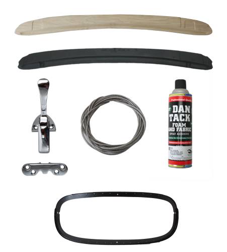 Chuck's Convertible Parts - DELUXE CONVERTIBLE TOP KIT, BUG CONV. 1963 - Image 4