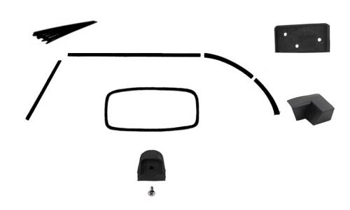 Chuck's Convertible Parts - DELUXE CONVERTIBLE TOP KIT, BUG CONV. 1963 - Image 6