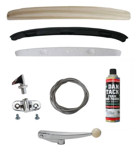 Chuck's Convertible Parts - DELUXE CONVERTIBLE TOP KIT, GHIA CONV. 1958-64 - Image 3