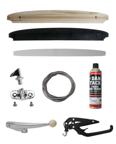 Chuck's Convertible Parts - DELUXE CONVERTIBLE TOP KIT, GHIA CONV. 1969 1/2 -74 - Image 3