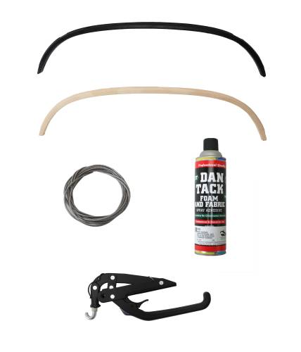 Chuck's Convertible Parts - DELUXE CONVERTIBLE TOP KIT, BUG CONV. 1977 1/2-79  (1975 From VIN 1592076926 - Image 3