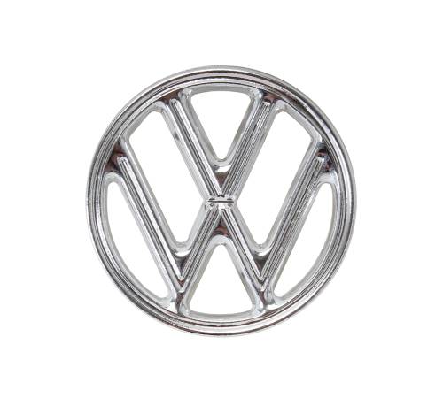VW EMBLEM, HOOD *GERMAN* BUG 1960-63 (1963 up to VIN # 5010447, Clips Part # 113-615)
