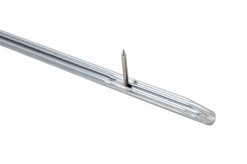 Chuck's Convertible Parts - TOP CHROME MOLDING KIT, BELOW AND ABOVE REAR WINDOW & FRONT HEADER BOW TRIM WITH NAILS, BUG CONV. 1950-60 1/2 (1960 up to VIN # 2533099) *MADE BY WCM* - Image 4