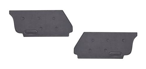 KICK PANELS, REAR SEAT, DARK  GREY VINYL, BUG CONV. 1960-64 (Last Pair)